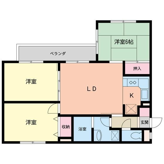 アゼリアガーデンの間取り|間取りです。