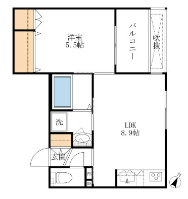 HEBEL　MAOSON　Mの間取り