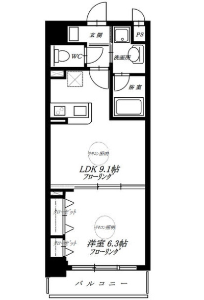 アルシェ垂水の間取り
