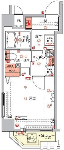 HARMONY RESIDENCE浅草の間取り