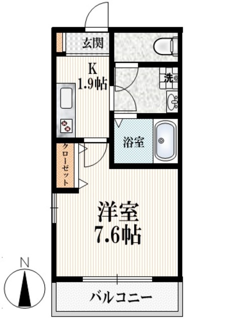グランドメゾン サンシールの間取り|★南向き角部屋★