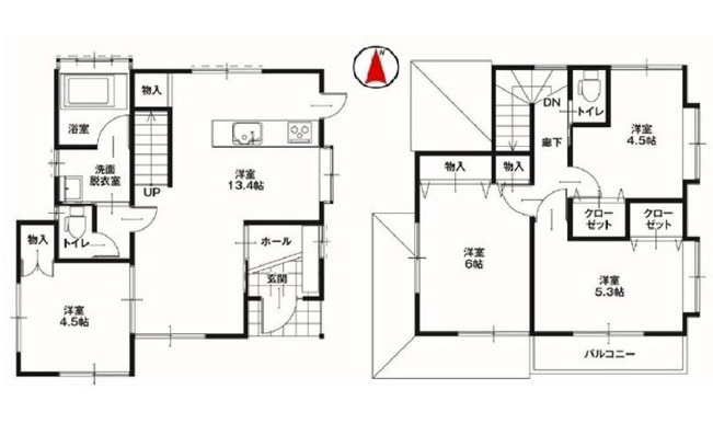 【間取り】 | KEM熊谷市石原１期