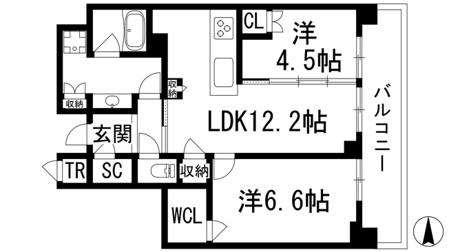 【間取り】 | ジオタワー宝塚 グランレジス THE NORTH