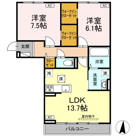 シャーレアンの間取り