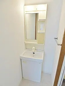 芦屋市精道町の賃貸マンションの洗面所