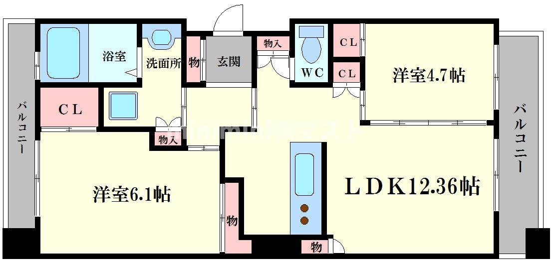 Lega梅北の間取り