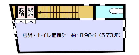 池田市石橋１丁目の店舗事務所の間取り