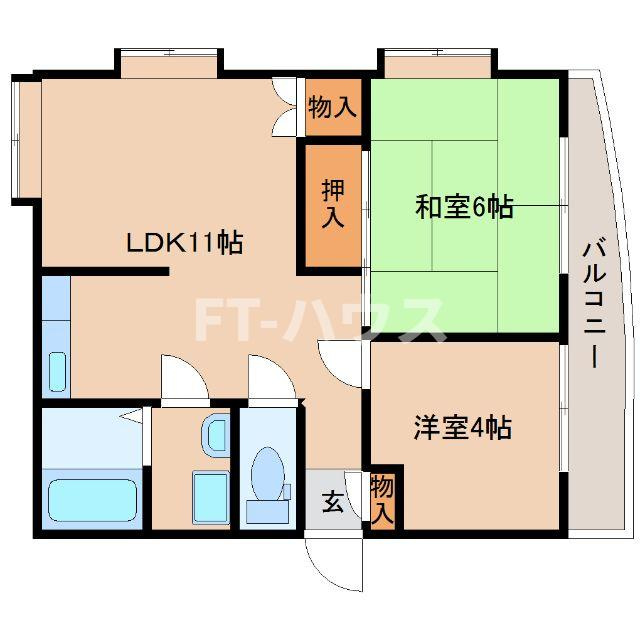 ヨーク津田沼の間取り