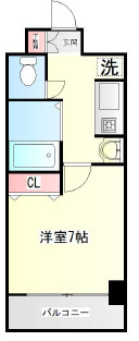 ラナップスクエア天満プライムの間取り