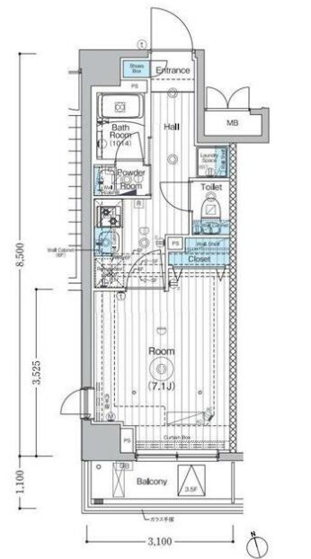 MAXIV調布国領の間取り