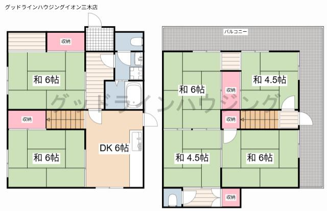大村貸家の間取り