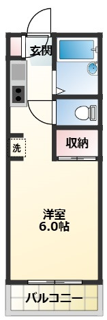 ベルメゾンカスヤの間取り