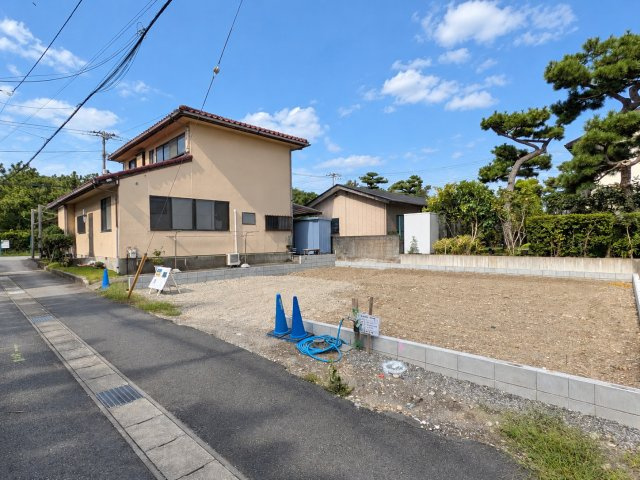 沼津市西間門２期　全１棟　１号棟の前面道路含む現地写真