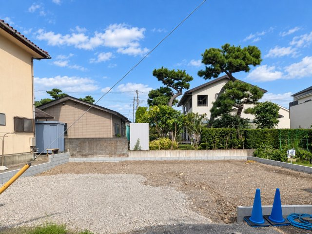 沼津市西間門２期　全１棟　１号棟の前面道路含む現地写真