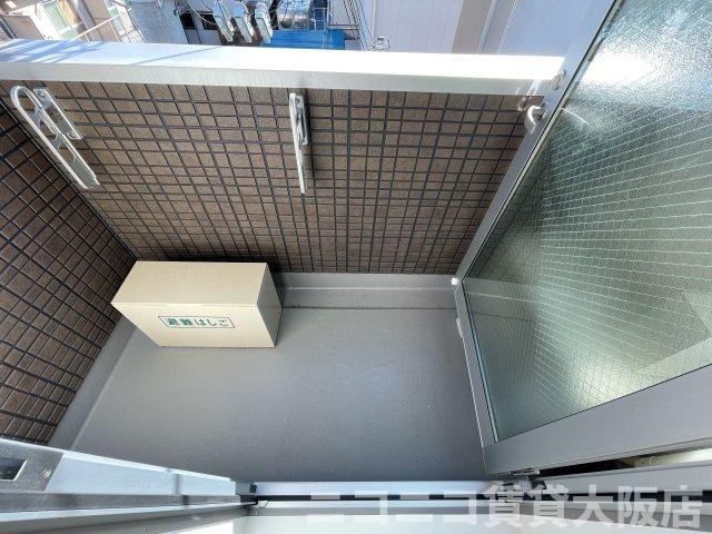 大阪市西淀川区野里２丁目のアパートのバルコニー|別号室イメージの為、現状を優先致します。