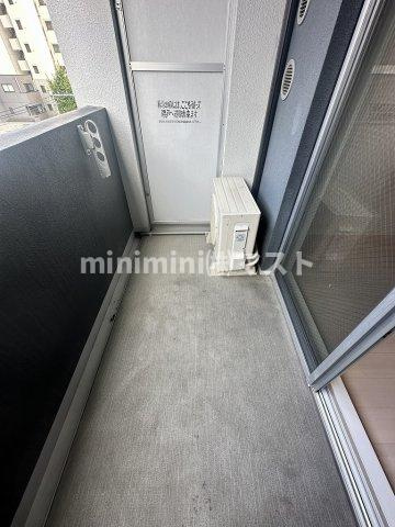 大阪市福島区鷺洲２丁目の賃貸マンションのバルコニー