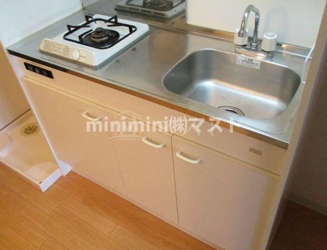 大阪市福島区海老江１丁目の賃貸マンションのキッチン