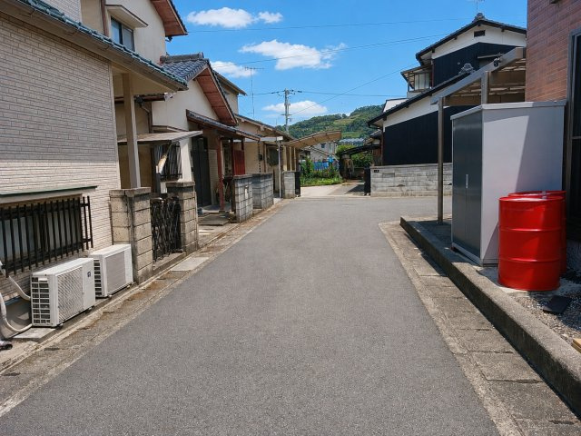 別府町土地の前面道路含む現地写真