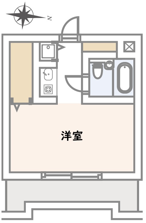 ラレーブ津田沼Ⅳの間取り