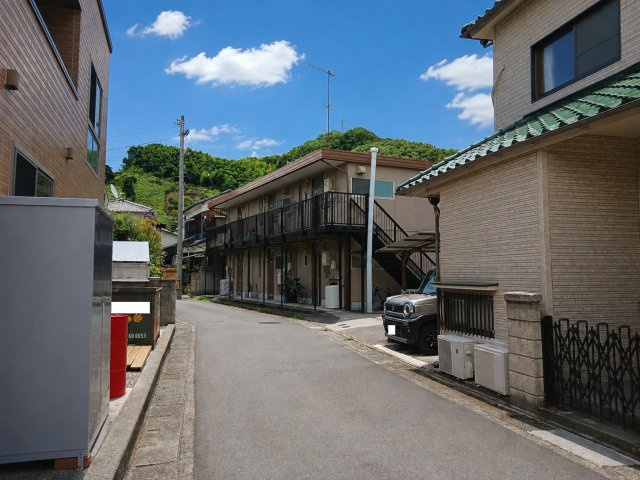 別府町土地の前面道路含む現地写真