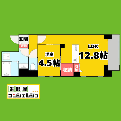 ザ・レジデンスパーク久屋大通の間取り