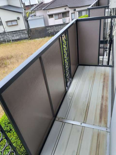 第２龍球園ハイツのバルコニー|陽当たり良好なバルコニーです♪