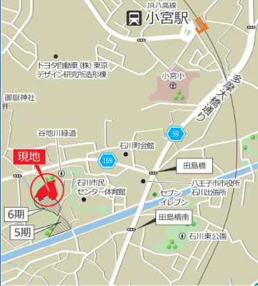 『八王子市土地』八王子市石川町1458-3【仲介手数料無料】の地図|～仲介手数料無料☆八王子ひなた不動産～八王子市石川町　売地