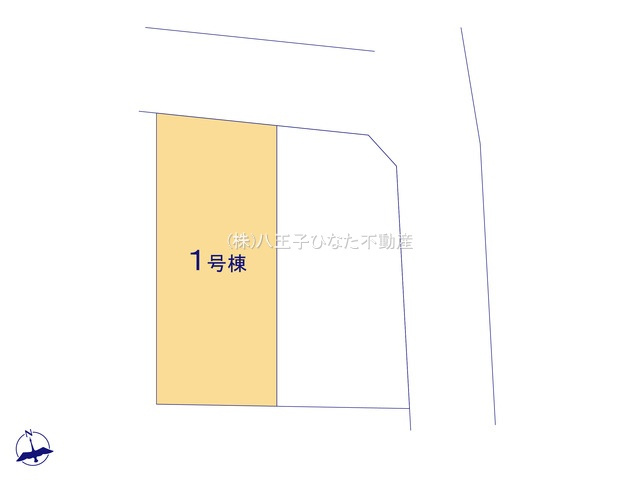 『八王子市新築戸建て』八王子市元横山町3-12-20【仲介手数料無料】　１期の区画図|～仲介手数料無料☆八王子ひなた不動産～八王子市元横山町　新築戸建て