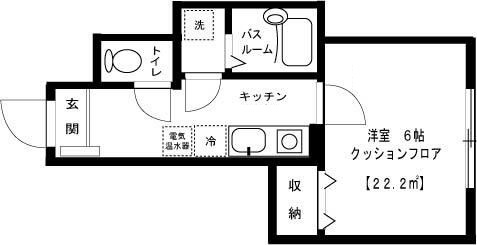 ベルフォートの間取り|間取りです。