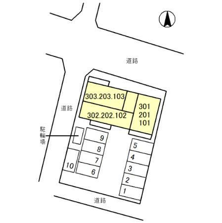イーステージオオハシマチの区画図|他社様掲載物件もまとめてご紹介、ご案内可能です(^^)/