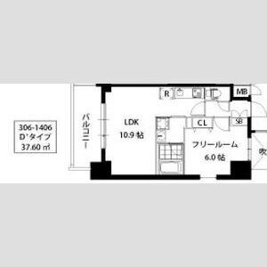 S-RESIDENCE江坂の間取り
