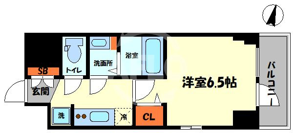 CITY　LUX　NAMBA　SOUTHの間取り|ラグゼナなんば南　間取り