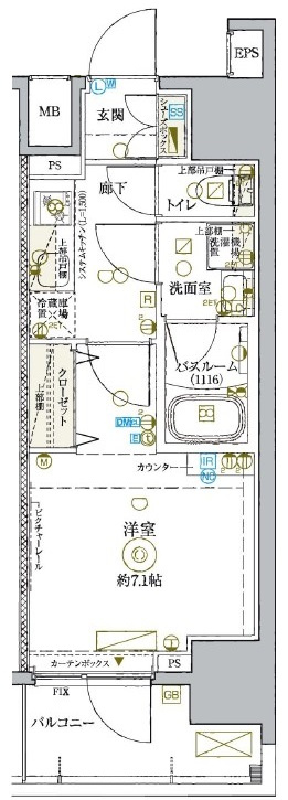 KDXレジデンス池袋ウエストの間取り