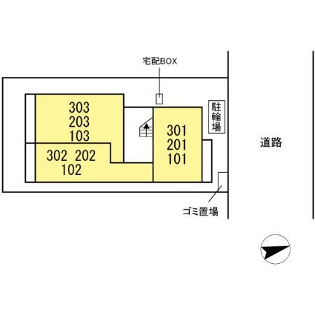 シャルマン並木の区画図
