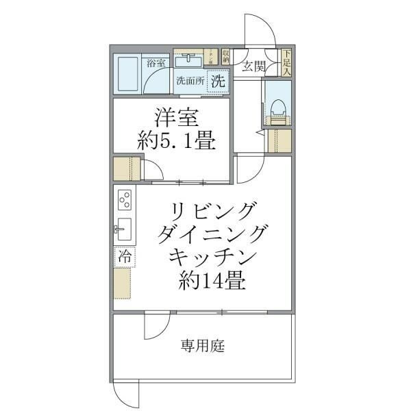 ＩＳＭ経堂の間取り