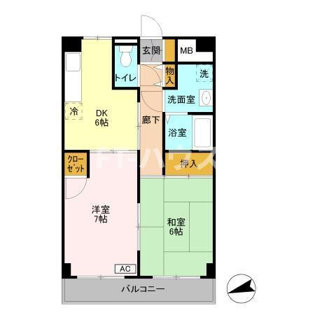 夏見ショッパーズの間取り