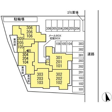 ｓａｋｕｒａ ｔｅｒｒａｃｅの区画図