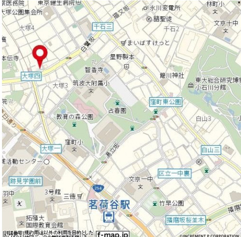 フェニックス茗荷谷の地図