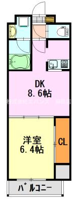 【間取り】 | アイデアル | 最上階角部屋です