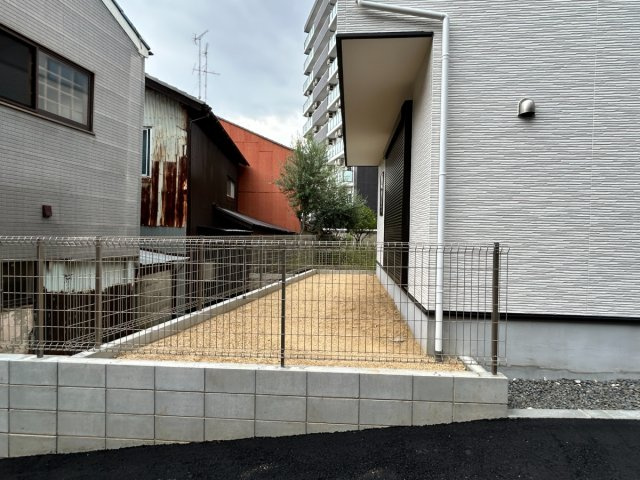 瑞穂区雁道町1期の庭|リビングの南にはお庭が広がっています。十分なスペース、皆様の個性に合わせてご利用いただけます。