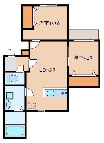 Starry諸岡の間取り