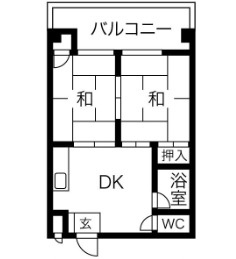 カーサベラ桜川の間取り|カーサベラ桜川　間取り