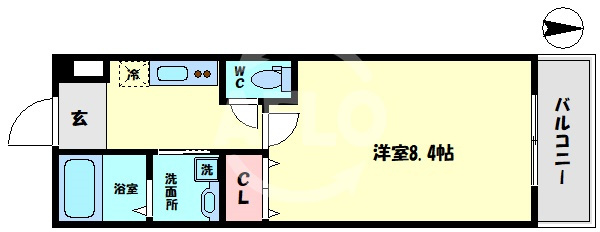 ドリームフジ桜川の間取り|ドリームフジ桜川　間取り