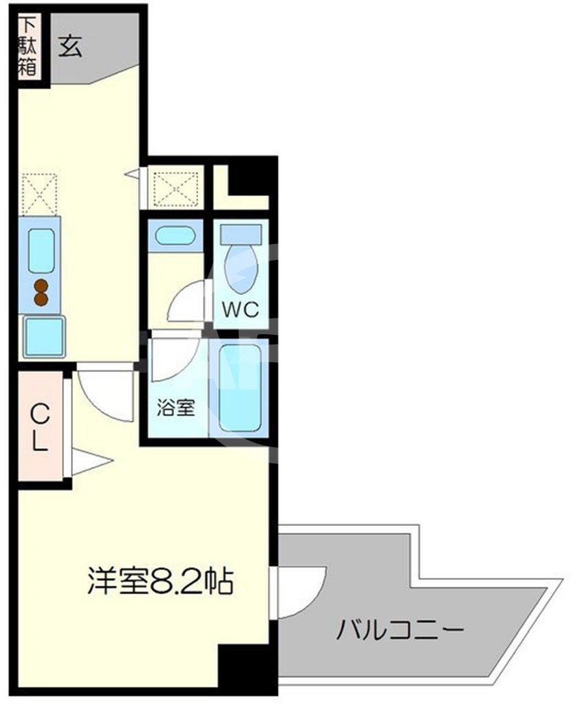 リアンジェ難波の間取り|リアンジェ難波　間取り
