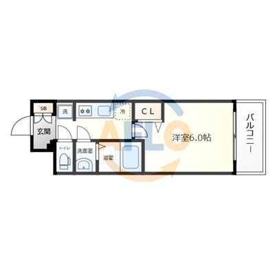 プレサンス難波デヴァンテの間取り|プレサンス難波デヴァンテ間取り