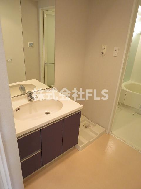北区赤羽２丁目の賃貸マンションの独立洗面台