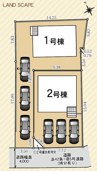 【区画図】 | 富士宮市城北町 2期 新築一戸建て 1号棟 | 1号棟の区画図です