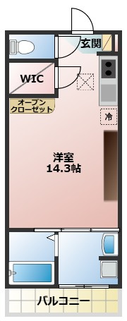 カーサ　ベルデの間取り
