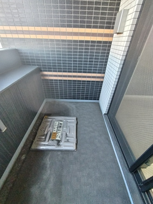 奥行きのあるバルコニー