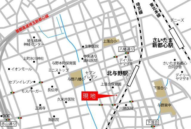 アーバンコート沙羅の地図
